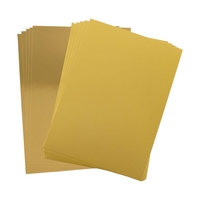 Craft Artist Mirror Card A4 - New Gold 250gsm