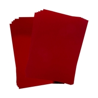 Craft Artist Mirror Card A4 - Ruby Red 250gsm