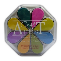 Craft Artist Pigment Ink Petals - Spring - 8 Colours
