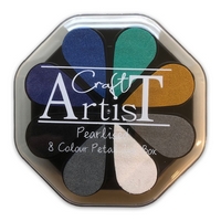 Craft Artist Pigment Ink Petals - Moonlight Pearl 8 Colours