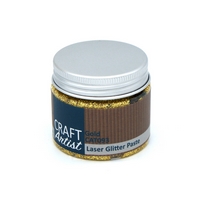 Craft Artist Laser Glitter Paste - Gold