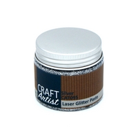 Craft Artist Laser Glitter Paste - Silver