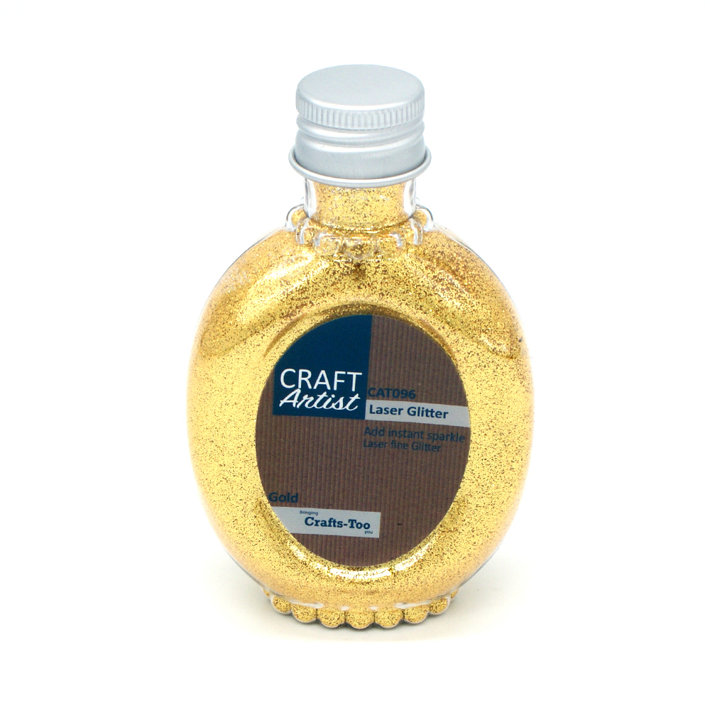 Craft Artist Laser Glitter - Gold