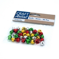 Craft Artist Jingle Bells 9mm (36pcs)