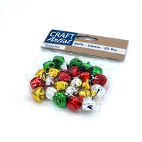 Craft Artist Jingle Bells 15mm (25pcs)