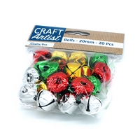 Craft Artist Jingle Bells 20mm (20pcs)