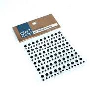 Craft Artist Self Adhesive Pearls - Black