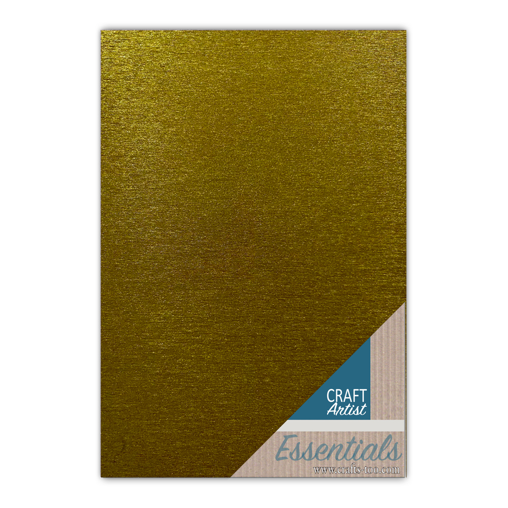 Craft Artist Waterfall Glitter Card - Gold