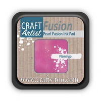 Craft Artist Pearl Fusion Ink Pad - Flamingo Craft Artist Pearl Fusion Ink Pad - Flamingo
