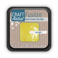 Craft Artist Pearl Fusion Ink Pad - Sunlight Craft Artist Pearl Fusion Ink Pad - Sunlight