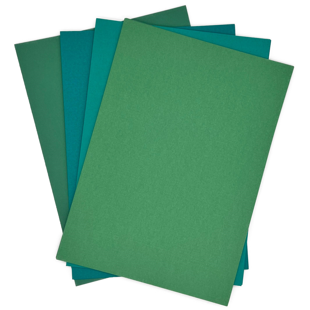 Craft Artist Canvas Card - Spring Greens