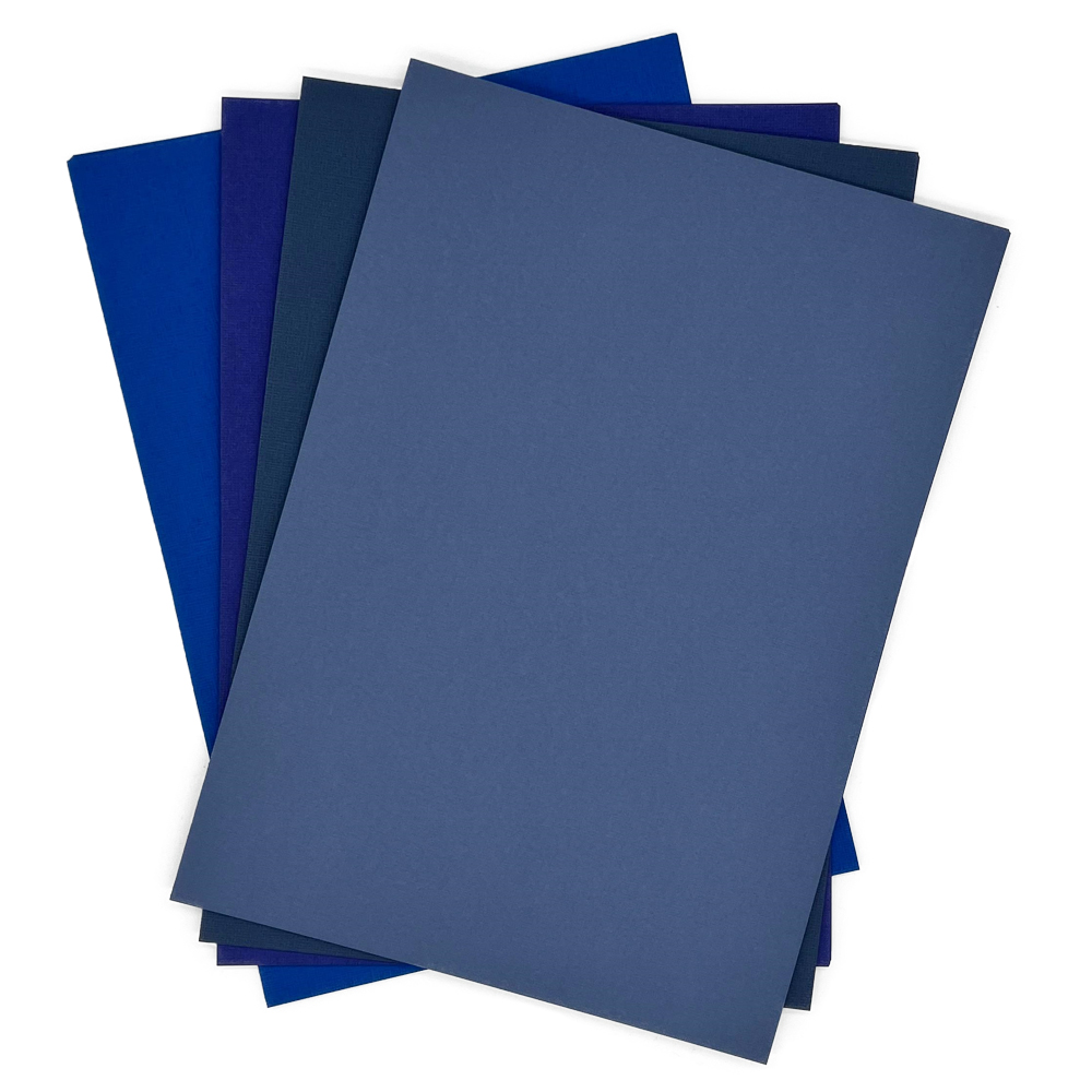 Craft Artist Canvas Card - Deep Blues