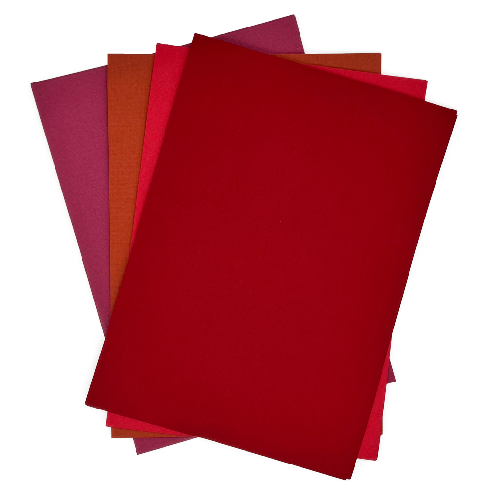 Craft Artist Canvas Card - Deep Reds