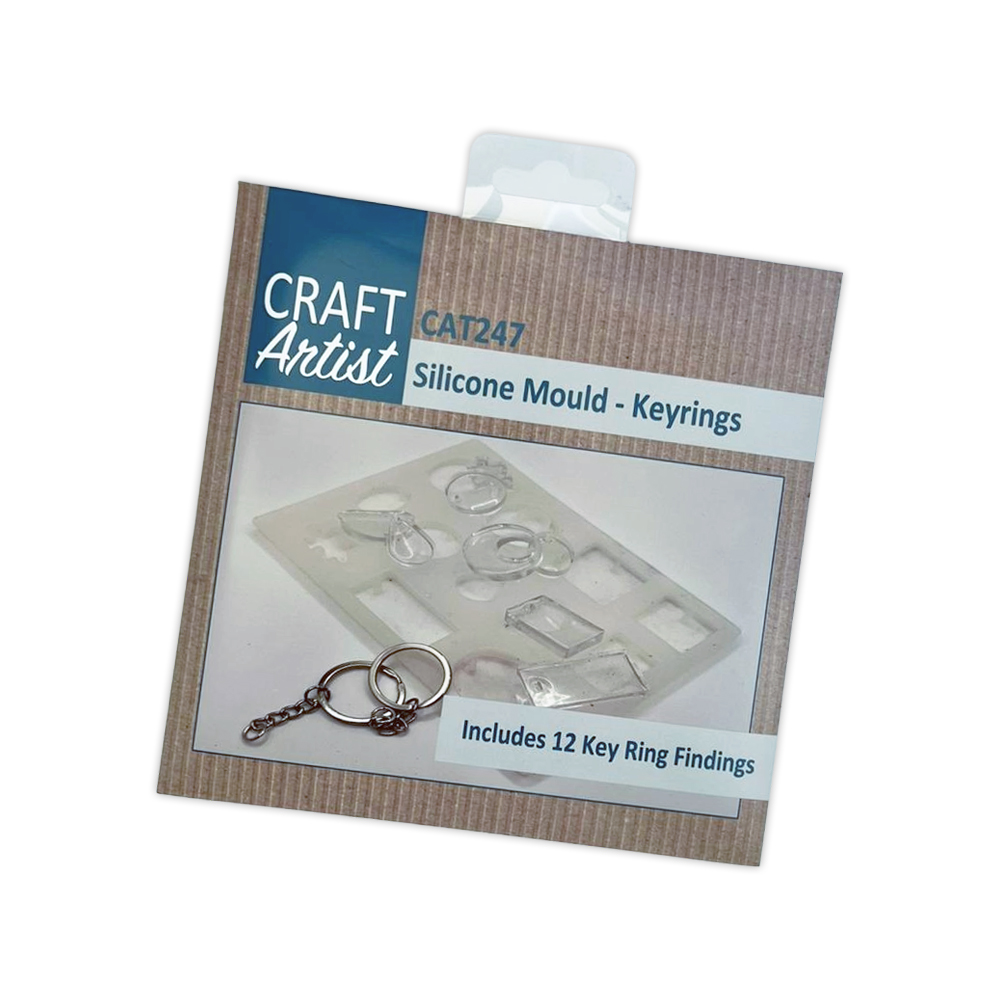 NEW Craft Artist - Silicone Mould - Keyrings