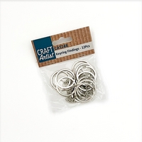 NEW Craft Artist - Keyrings Findings 12pcs NEW Craft Artist - Keyrings Findings 12pcs