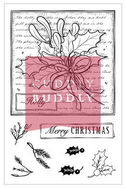 Cuddly Buddly Clear Stamps - Holly Collage Cuddly Buddly Clear Stamps - Holly Collage