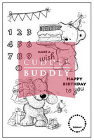 Cuddly Buddly Clear Stamps - Birthday Wishes