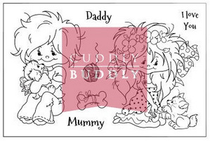 Cuddly Buddly Clear Stamps - Little Poppets & Paws