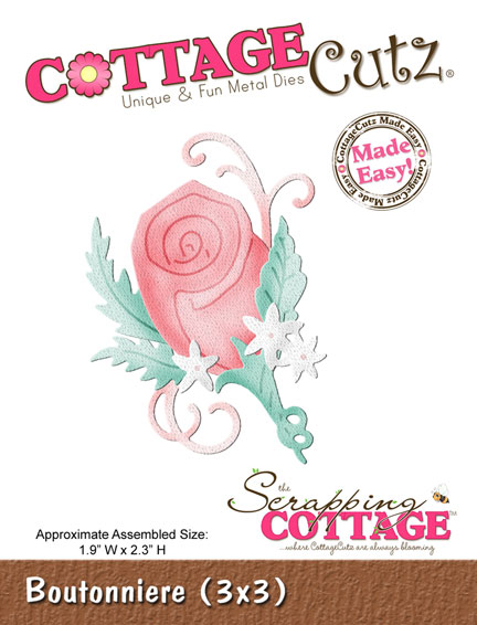 75% OFF  CottageCutz Dies - Boutonniere (3x3)