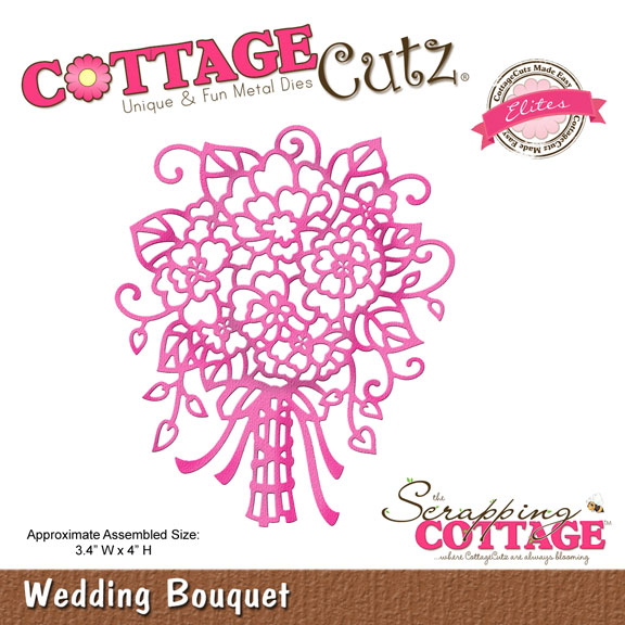 75% OFF  CottageCutz Dies - Wedding Bouquet (Elites)