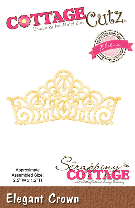 75% OFF  CottageCutz Dies - Elegant Crown (Elites)