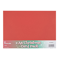 A4 Christmas Card Pack 60 Sheets 160gsm