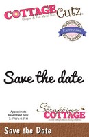 75% OFF  CottageCutz Expressions Die - Save the Date