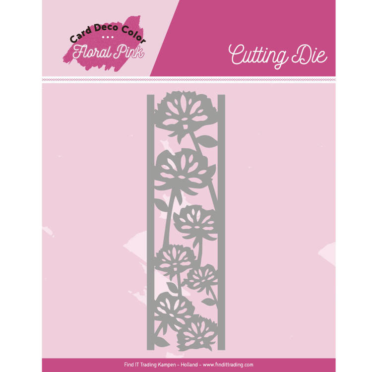 Yvonne Creations Floral Pink Cutting Dies - Floral Pink Border