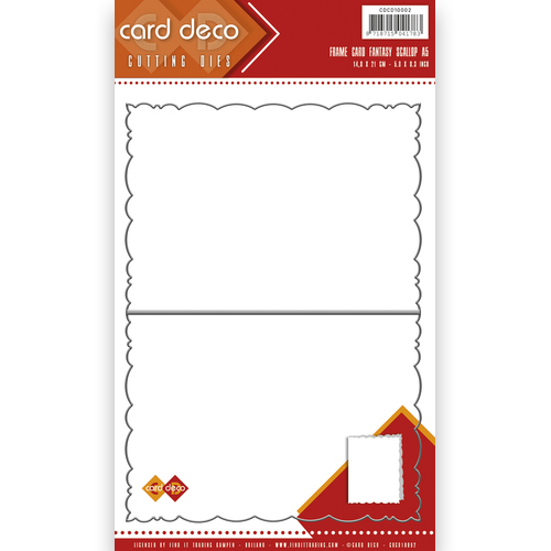 CLEARANCE Card Deco Cutting Dies - Fantasy Scallop A5