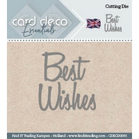Card Deco Cutting Dies - Best Wishes