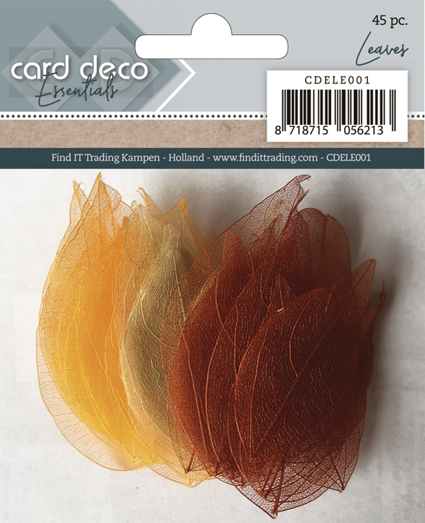 Card Deco Essentials Dryed Leaves (45pc)