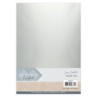 NEW Linen A4 Metallic Silver NEW Linen A4 Metallic Silver