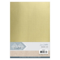 NEW Linen A4 Metallic Gold NEW Linen A4 Metallic Gold