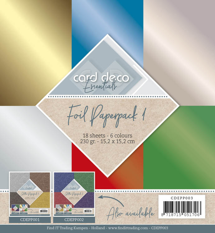 Card Deco Essentials Foil Paperpack