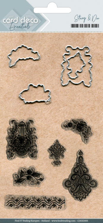 Card Deco Essentials Clear Stamp and Cutting Die