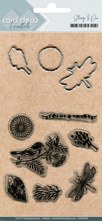 Card Deco Essentials Clear Stamp and Cutting Die