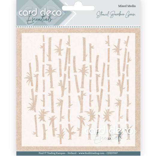 Card Deco Essentials Stencil - Bamboo Grass