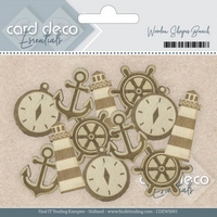 Card Deco Essentials - Wooden Shapes Beach