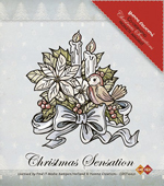 Yvonne Creations stamp - Flower and Candles Yvonne Creations stamp - Flower and Candles