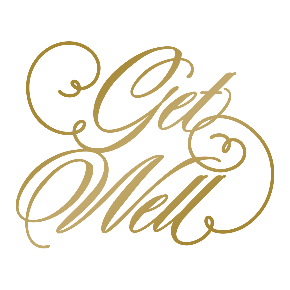 CLEARANCE 60% OFF Anna Griffin Hotfoil Stamp - Get Well