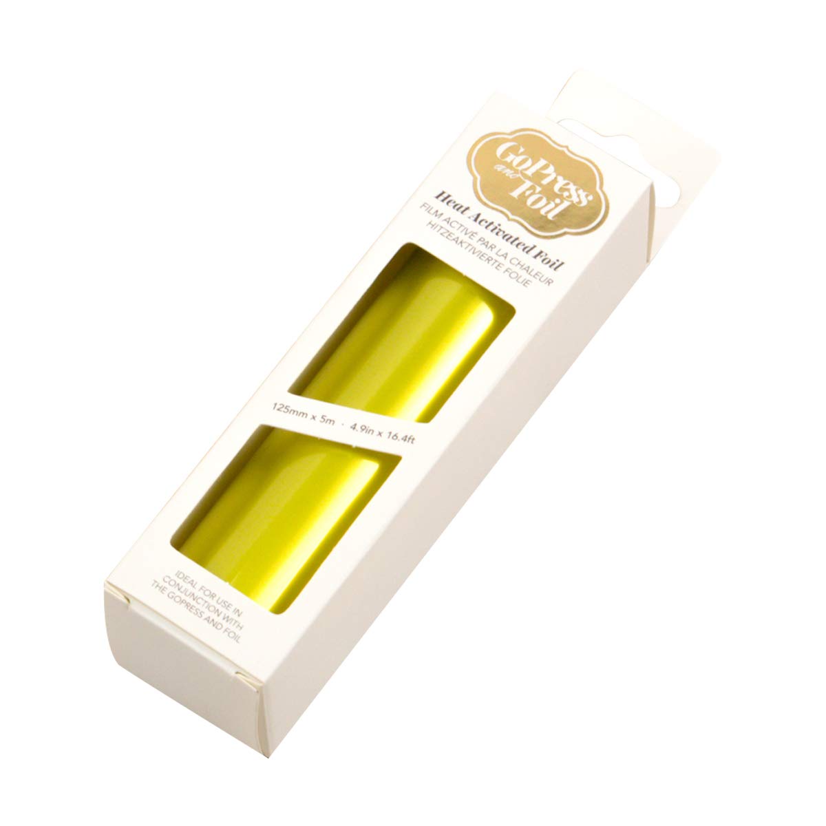 CLEARANCE GoPress Foil - Gold (Yellow Matte Finish) - Heat activated