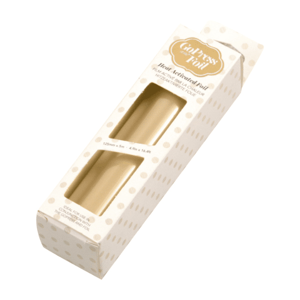 CLEARANCE GoPress Foil - Gold (Vintage Matte Finish) - Heat activated