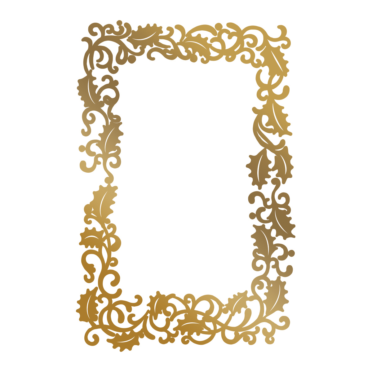 CLEARANCE 60% OFF Anna Griffin Hotfoil Stamp - Framed Holly