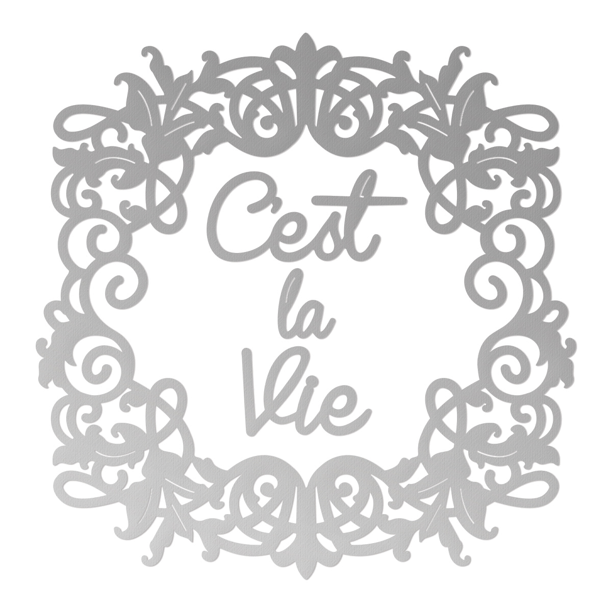 CLEARANCE 60% OFF C'est La Vie Collection Cutting Die - Framed C'est La Vie Set (4pc)