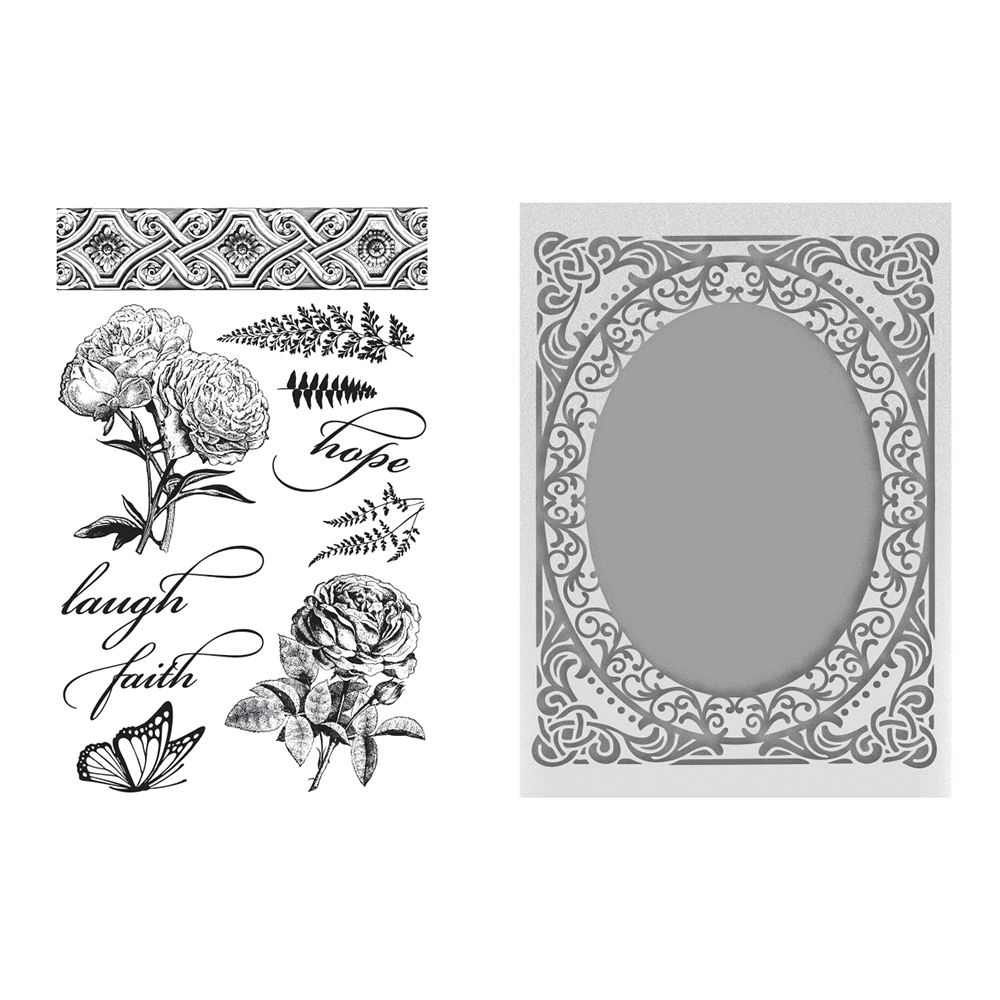 20% OFF C'est La Vie Collection Stamp & Emboss Set - Butterflies and Roses