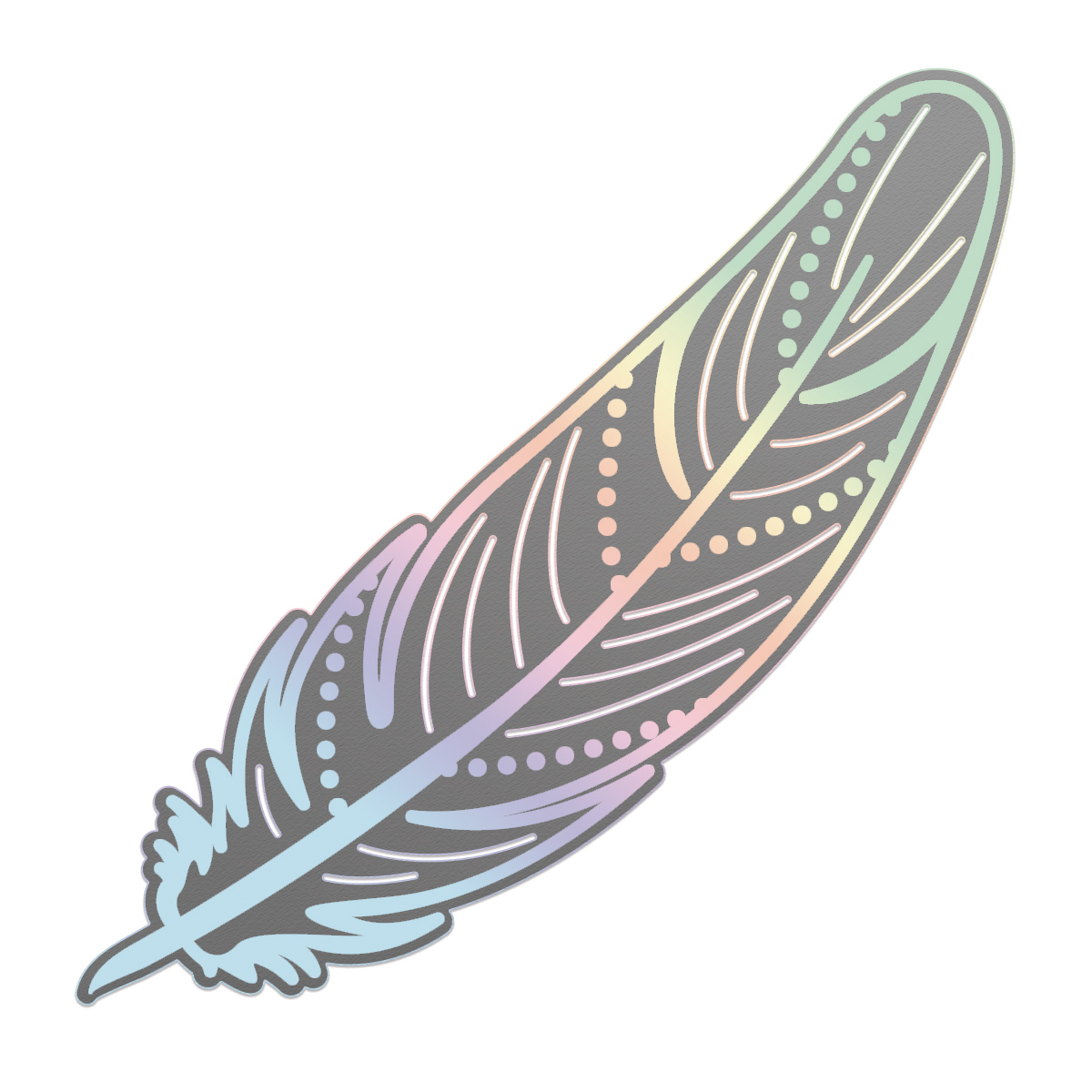 CLEARANCE 60% OFF Nouveau Collection Cut and Foil Die - Delicate Feather
