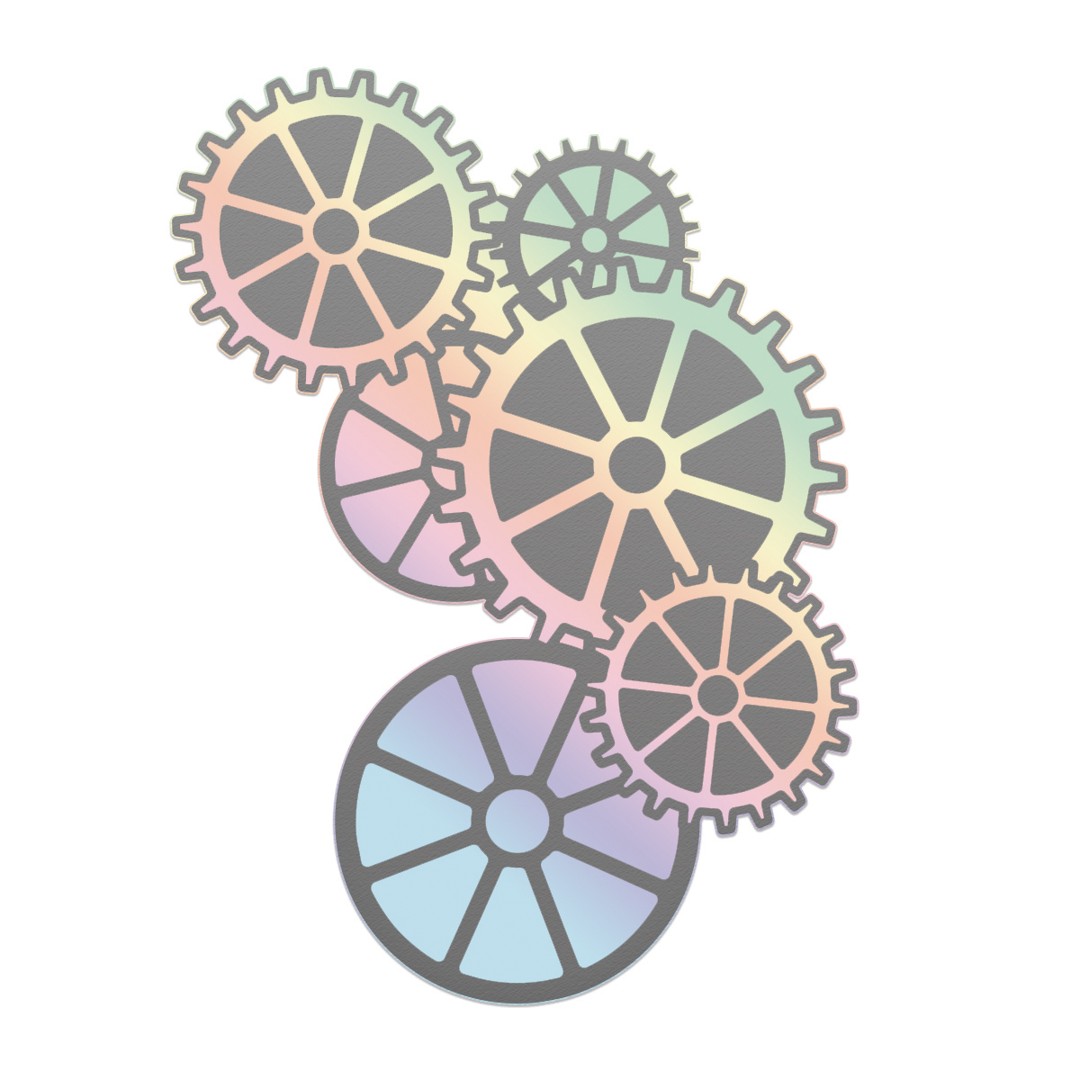 CLEARANCE 60% OFF Nouveau Collection Cut and Foil Die - Clockwork