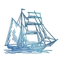 20% OFF Seaside & Me Collection Hotfoil Stamp - Tall Ship (1pc)