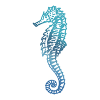 20% OFF Seaside & Me Collection Hotfoil Stamp - Seahorse (1pc)