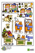 Marianne Design - 3D Paper - Winter Kids (Pack of 10) Marianne Design - 3D Paper - Winter Kids (Pack of 10)